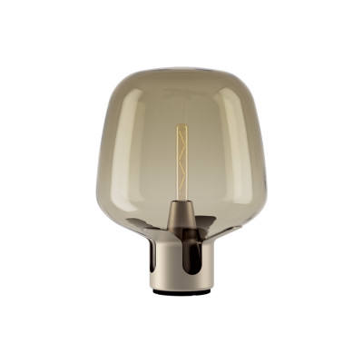 Lodes - Blow - Flar TL S - Lampe de table avec diffuseur en verre - Champagne - LS-ST-19182-6800