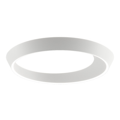 Lodes - MakeUp - Tidal PL LED - Plafonnier design en forme d'anneau - Blanc RAL 9010 - Diffuse