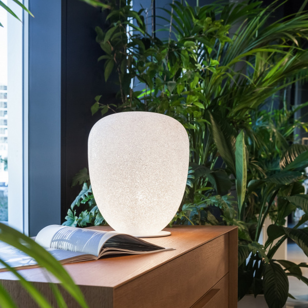 Lampe de chevet Iceglobe Mini - Design VillaTosca - Lumen Center Italia -  Blanc