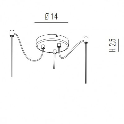 Metal Lux - Accessori - Kit base 3L con nottolino - Kit de suspension