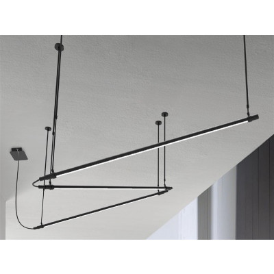 Sikrea - Essentiality - Elia kit LED - Lampe design modulaire - Noir mat - LS-SI-4943 - Blanc chaud - 3000 K - Diffuse