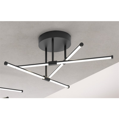 Sikrea - Essentiality - Elia PL 3L S - Lampe de plafond avec trois diffuseurs - Diffuse