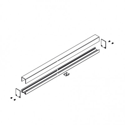 tech-LAMP - Accessoires - Mugo PR - Profil en aluminium - Aluminium - LS-01-307501014