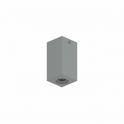 tech-LAMP - Plafonniers - Benia PL Square - Plafonnier carré 1,7W - Noir gris gaufré RAL 9006