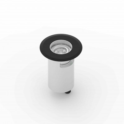 tech-LAMP - Spots carrossables/piétinables - Katti FA Round - Spot encastrable orientable ronde 6W - Noir RAL 9005