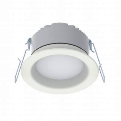 tech-LAMP - Spots encastrables - Acinos FA Round - Spot encastrable ronde 5,1W - Blanc RAL 9010 - Diffuse