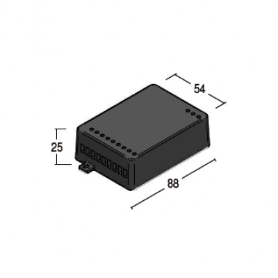 tech-LAMP - Transformateurs - Centralina 8001 Bluetooth - Bloc d'alimentation 4 canaux 350mA 8W -  - LS-01-330008001