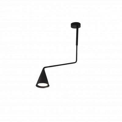 Tooy - Gordon & Bilancella - Gordon PL S - Lampe de plafond orientable - Noir mat / noir mat - LS-TO-561.11a.C2-C2