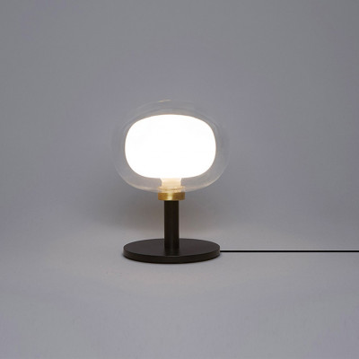 Tooy - Ball - Nabila TL 1L - Lampe de chevet design - Cristal/Lation - LS-TO-552.32.C2-C41
