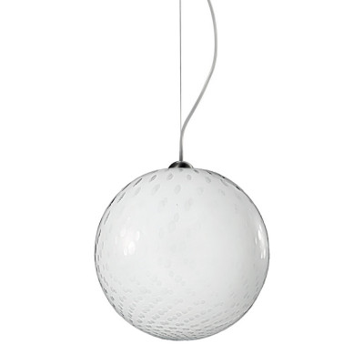 Vistosi - Bolle - Bolle SP L - Lampe suspension sphère - Blanc brillant - LS-VI-SPBOLLEGBC