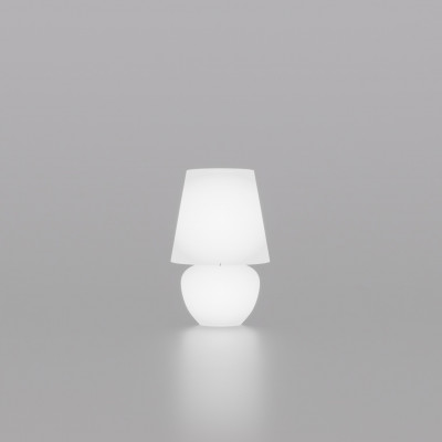Vistosi - Naxos - Naxos TL MN - Lampe de table design - Blanc satiné - LS-VI-LTMININBCO