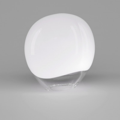 Vistosi - Vistosi Classic - Nessa TL - Lampe de table moderne - Blanc/Transparent - LS-VI-LTNESSA