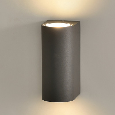 ACB - Illuminazione per esterni - Boj AP 15 LED - Lampada a muro biemissione per l'esterno - Antracite - LS-AC-A201520GR - Bianco caldo - 3000 K - 60°
