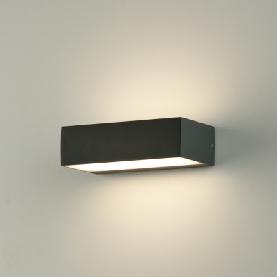ACB - Illuminazione per esterni - Draco AP LED - Lampada a muro biemissione per l'esterno - Antracite - LS-AC-A2070000GR - Bianco caldo - 3000 K - 50°