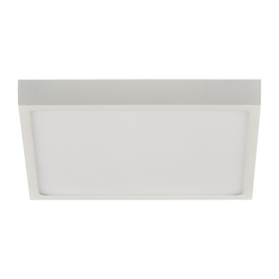ACB - Lampade moderne - Roku PL 28 LED - Plafoniera moderna quadrata - Bianco - 110°