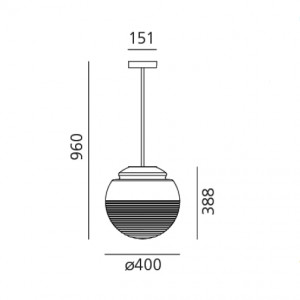 ARTEMIDE LAMPADA DA TERRA VITRUVIO