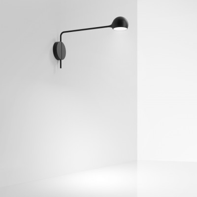 Artemide - Tizio&Equilibrist - Ixa wall AP - Lampada da parete orientabile di design - Antracite - LS-AR-1113010A - Bianco caldo - 3000 K