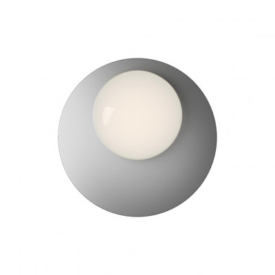 Elesi Luce - Iconic&Narciso - Bianca AP PL 22 LED - Applique e plafoniera di design rotonda piccola - Alluminio - Diffusa