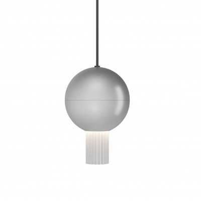 Elesi Luce - Gaia - Medusa SP 1L cavo - Lampada sospensione di design - Alluminio - Diffusa