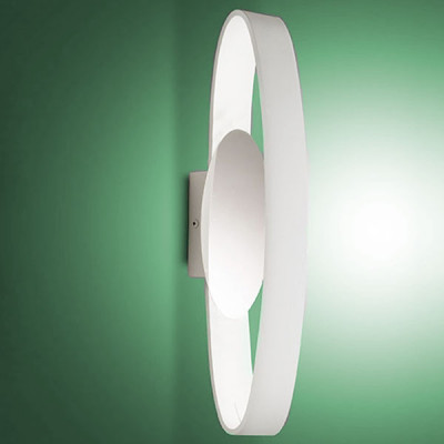 Fabas Luce - Decorative - Gaby LED AP L - Lampada da parete grande - Bianco - LS-FL-3424-26-102 - Bianco caldo - 3000 K - Diffusa