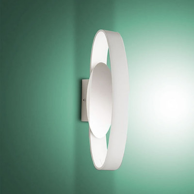 Fabas Luce - Decorative - Gaby LED AP S - Lampada da parete piccola - Bianco - LS-FL-3424-21-102 - Bianco caldo - 3000 K - Diffusa