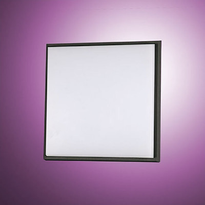 Fabas Luce - Geometric - Desdy LED PL S - Plafoniera quadrata piccola - Nero - LS-FL-3314-69-101 - Bianco caldo - 3000 K - Diffusa