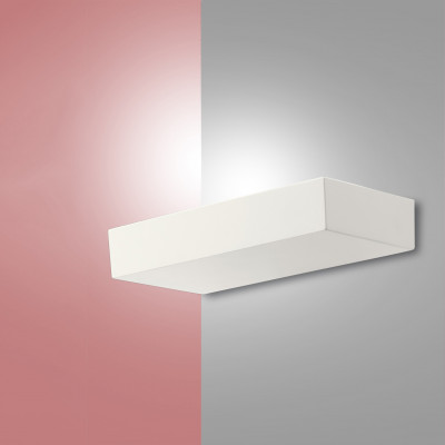 Fabas Luce - Geometric - Emma AP 41W LED - Applique minimal - Bianco - LS-FL-3506-22-955 - Bianco caldo - 3000 K - Diffusa