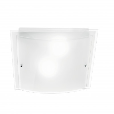 Fabas Luce - La Mia Luce - Naxar PL - Plafoniera con diffusore in vetro - Bianco - LS-FL-3238-65-102