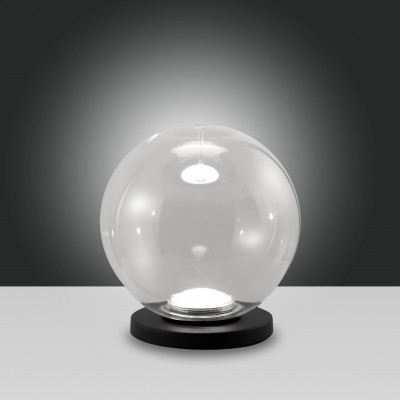 Fabas Luce - Soft - Ariel TL - Lampada da tavolo a sfera - Trasparente - LS-FL-3770-30-372 - Dynamic White - Diffusa