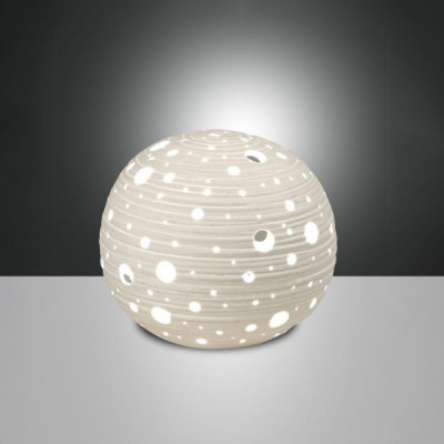 Fabas Luce - Soft - Corvara TL - Lampada da tavolo di design - Bianco - LS-FL-3531-30-102