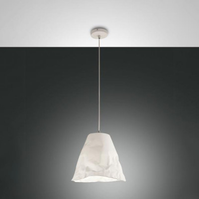 Fabas Luce - Soft - Crumple SP - Lampadario di design - Bianco - LS-FL-3535-40-102