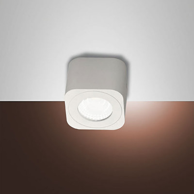 Fabas Luce - Soul - Palmi LED FA - Faro da soffitto con luce orientabile - Bianco - LS-FL-3429-71-102 - Bianco caldo - 3000 K - Diffusa