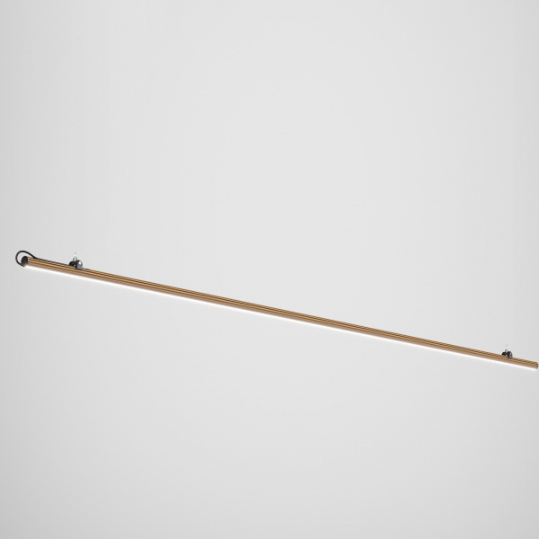 fabbian freeline barra strip accessorio 3m, bronzo