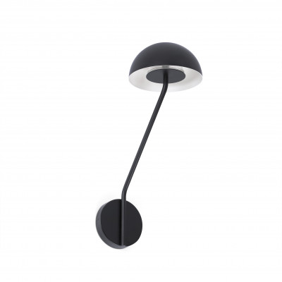 Faro - Indoor - Modern lights - Pure AP LED - Applique con diffusore a cupola - Nero - LS-FR-24528 - Bianco caldo - 3000 K - Diffusa