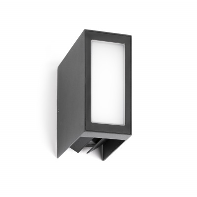 Faro - Outdoor - Klamp - Log AP LED - Lampada da parete per esterni a doppia emissione - Antracite - LS-FR-70264 - Bianco caldo - 3000 K - Diffusa