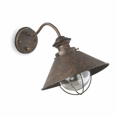 Faro - Outdoor - Nautica - Nautica AP - Lampada da parete per esterni in stile rustico - Ruggine - LS-FR-71110