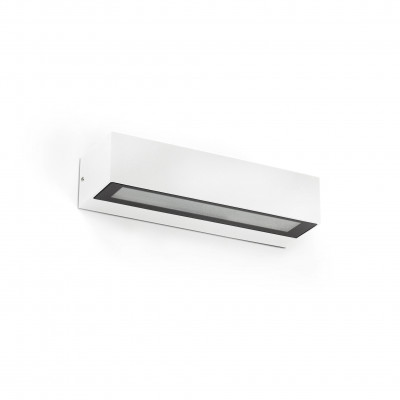 Faro - Outdoor - Steps - Lako LED AP - Applique a muro in alluminio per esterno - Bianco opaco - LS-FR-71909 - Bianco caldo - 3000 K - 90°