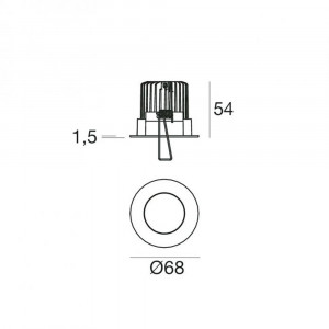 i-LèD - Faretto Cob44-R arrayLED 7 W 700 mA