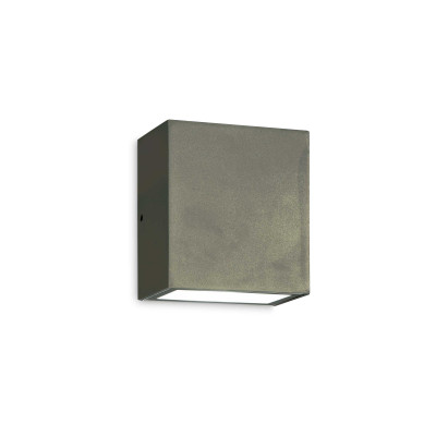 Ideal Lux - Outdoor - Argo AP1 - Applique da muro per esterni in alluminio - Antracite - 100°