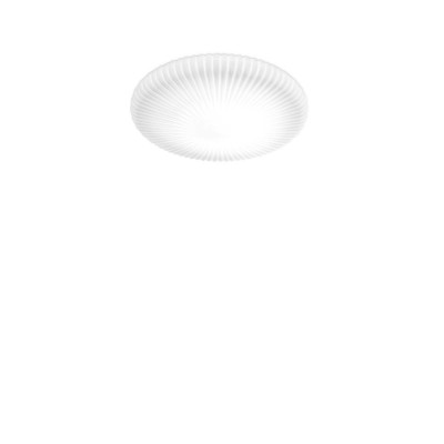 Ideal Lux - White - Atrium PL D50 - Applique o plafoniera in vetro - Bianco - LS-IL-265827 - Bianco caldo - 3000 K - Diffusa