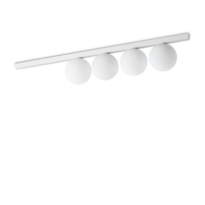 Ideal Lux - Bunch - Binomio PL4 - Plafoniera soffitto/parete - Bianco - LS-IL-328454
