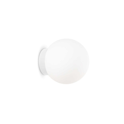 Ideal Lux - Eclisse - Mapa AP1 D10 - Applique moderna piccola - Bianco satinato - LS-IL-310787