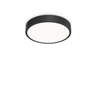 Ideal Lux - Office - Ray PL D40 - Plafoniera LED anti-abbagliamento - Nero - LS-IL-327600 - 80°