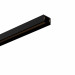 Ideal Lux - Accessori per lampade - Stick Track Surface 1m - Profilo lineare da interni - Nero - LS-IL-329574