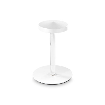 Ideal Lux - Outdoor - Toki TL LED - Lampada da tavolo touch dimmer - Bianco opaco - LS-IL-309873 - Bianco caldo - 3000 K - Diffusa
