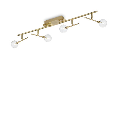 Ideal Lux - Brass - Maracas PL4 LED - Plafoniera moderna a quattro luci - Ottone - LS-IL-200354