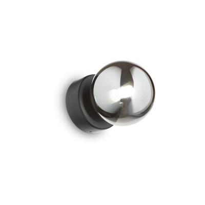 Ideal Lux - Bunch - Perlage AP1 - Applique con diffusore a sfera - Nero - LS-IL-292403