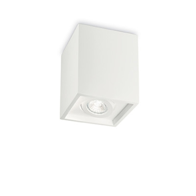 Ideal Lux - Cemento - Oak PL1 Square - Lampada da soffitto - Bianco - LS-IL-150468