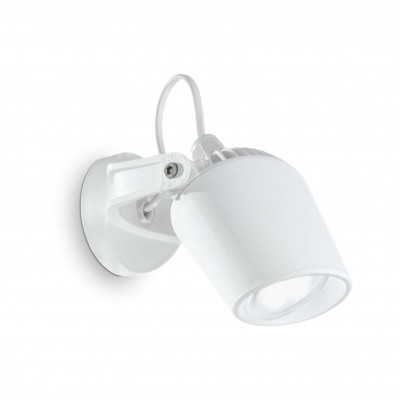 Ideal Lux - Direction - Minitommy AP1 - Faretto a LED in resina - Bianco - LS-IL-096483
