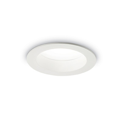 Ideal Lux - Downlights - Basic Wide 9W - Faretto ad incasso - Bianco - Diffusa